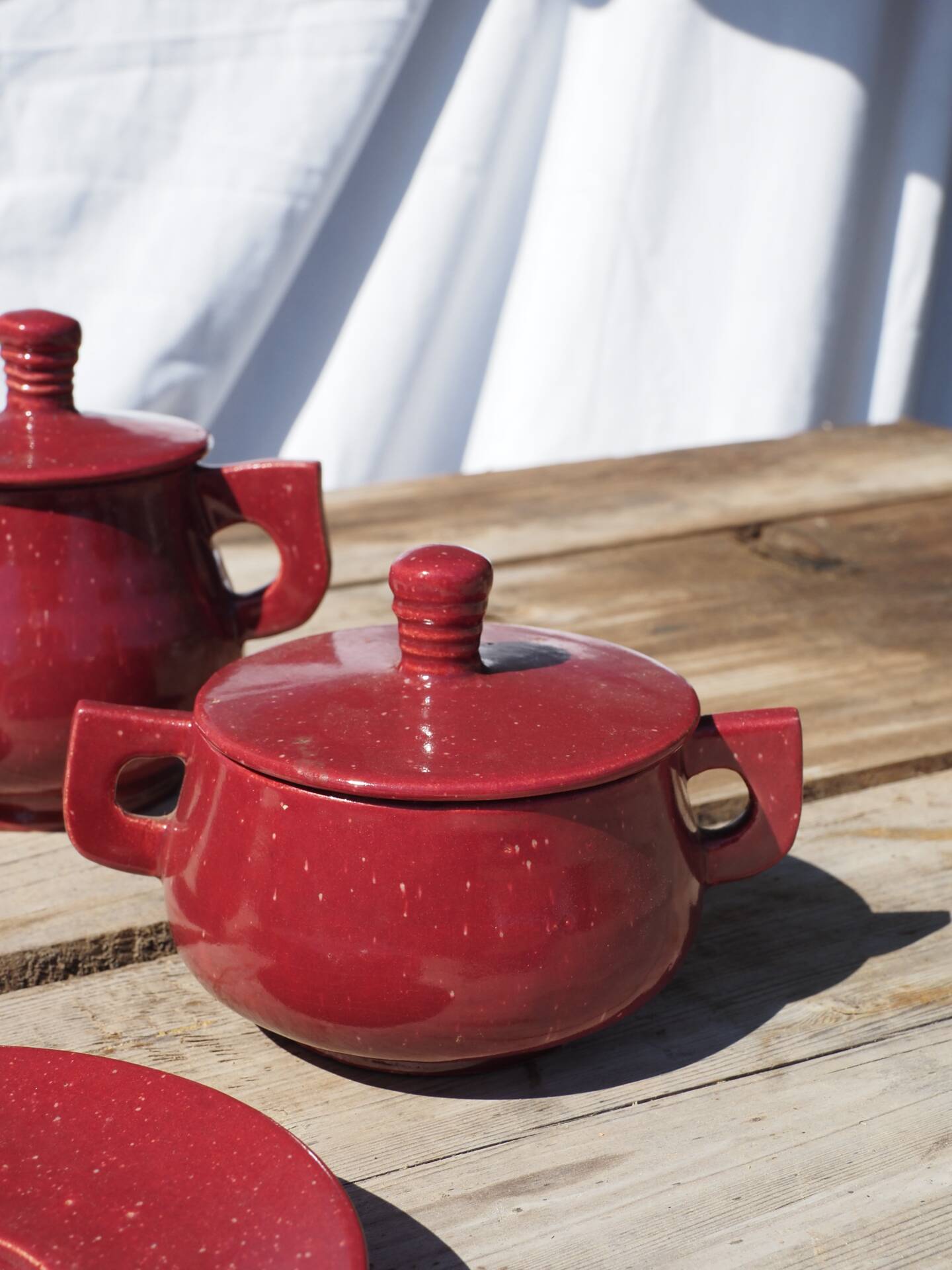 Art Deco Red Tea/Coffee Set