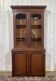 19th century English mahogany two-part bookcase