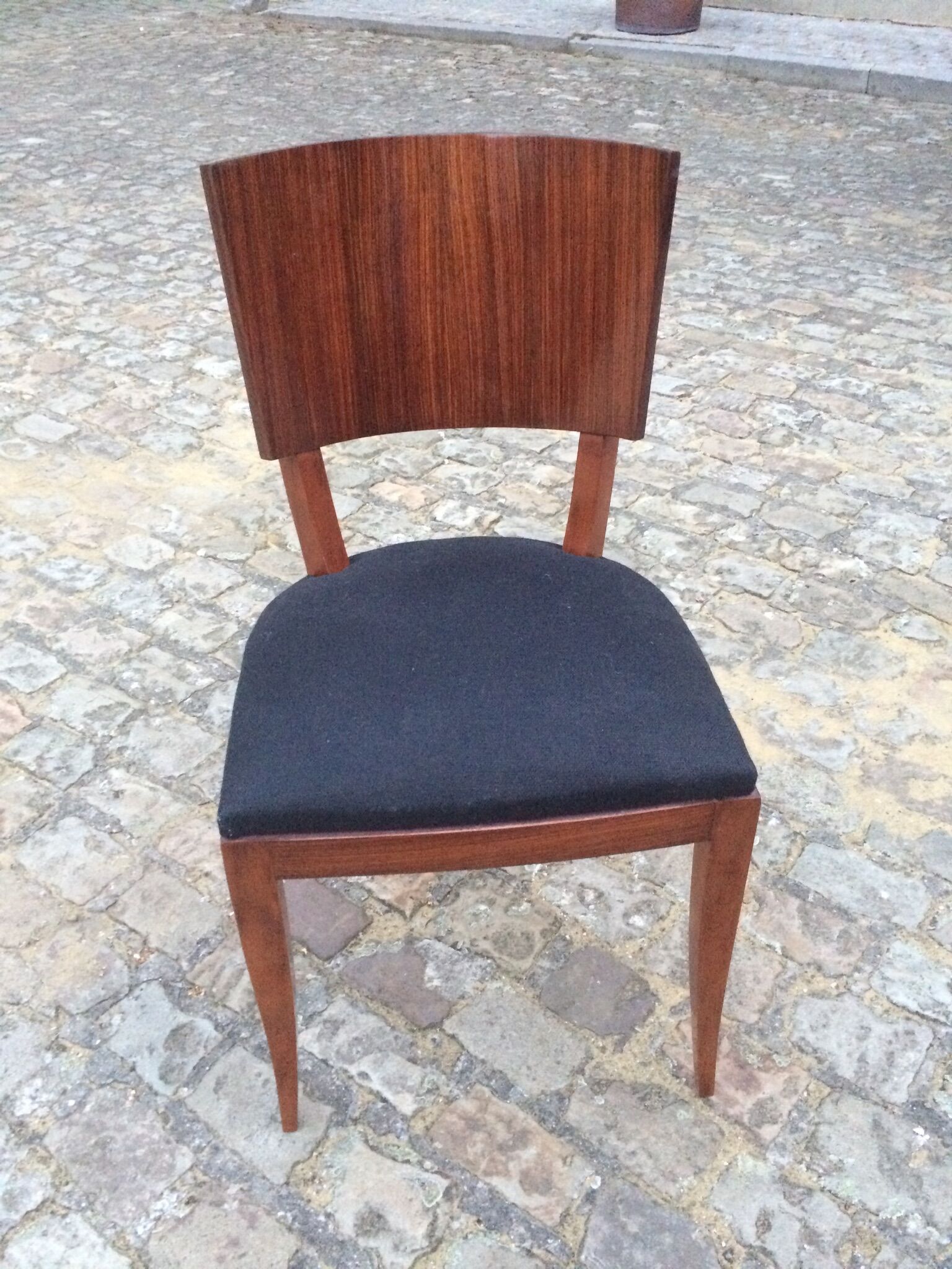 Art Deco period rosewood chairs