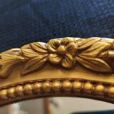 Louis XVI mirror in gold resin decorated with knots 44x62cm