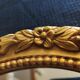 Louis XVI mirror in gold resin decorated with knots 44x62cm