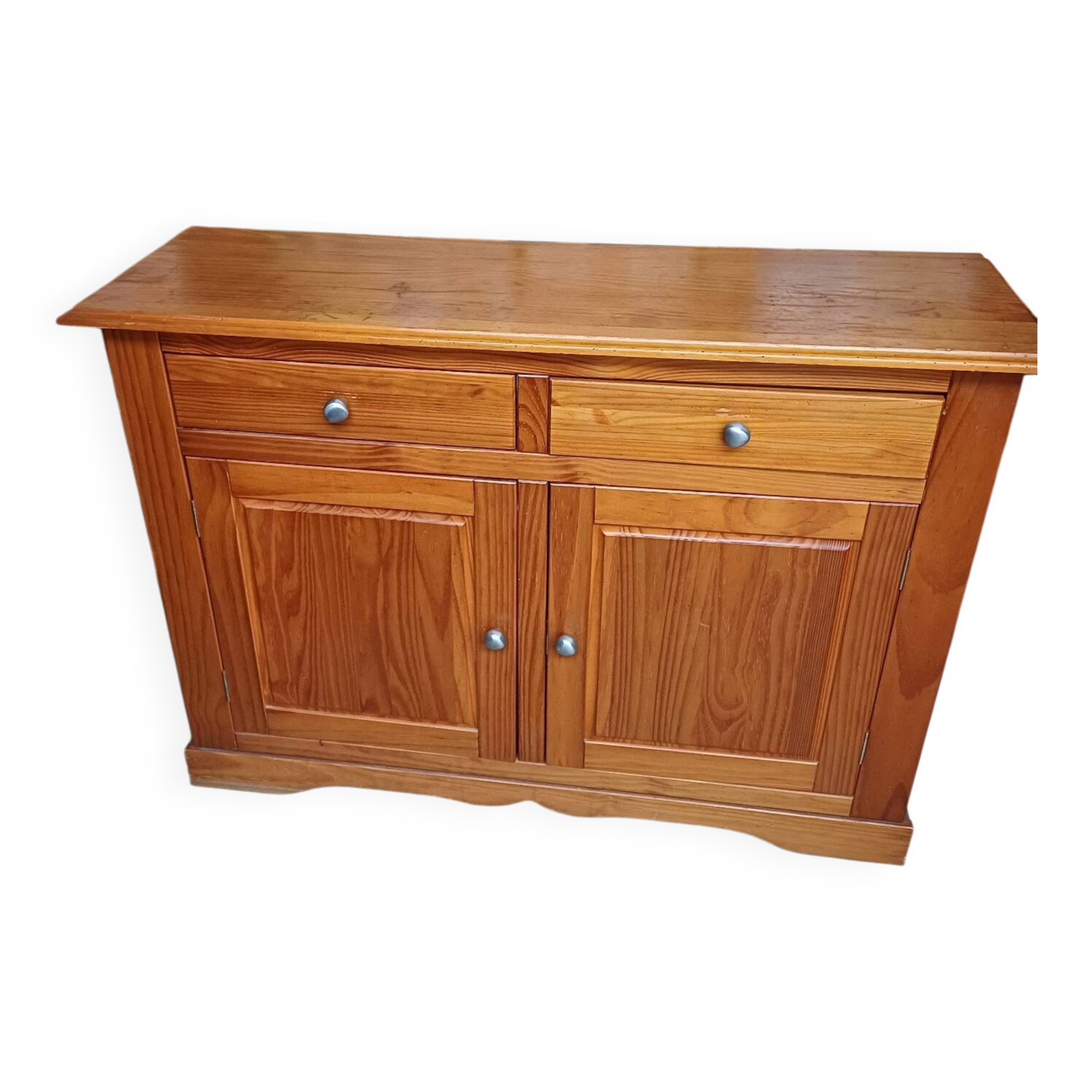 Buffet de cuisine 2 portes en pin