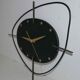 Wall clock "Flash transistor" 60's metal
