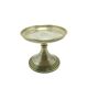 Sugar bowl, Art Deco, silver-plated brass, glass, Poland, 1930s.