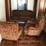 Salon classique, 2 canapés et un fauteuil