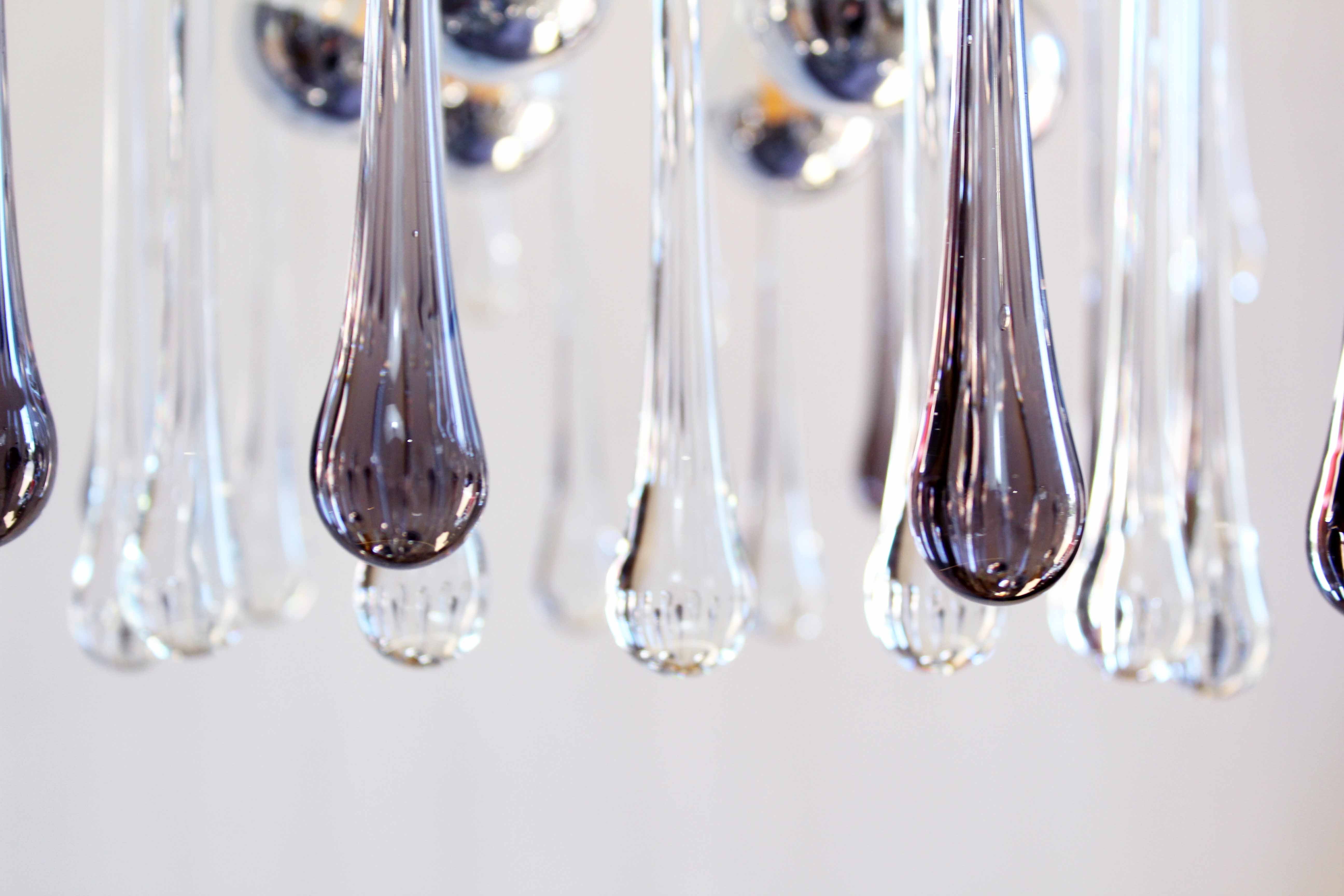 Paolo Venini's "drops" chandelier for Eurolux