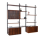 Poul Cadovius shelving system, rosewood