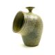 Organic green ceramic vase, France 1960s
