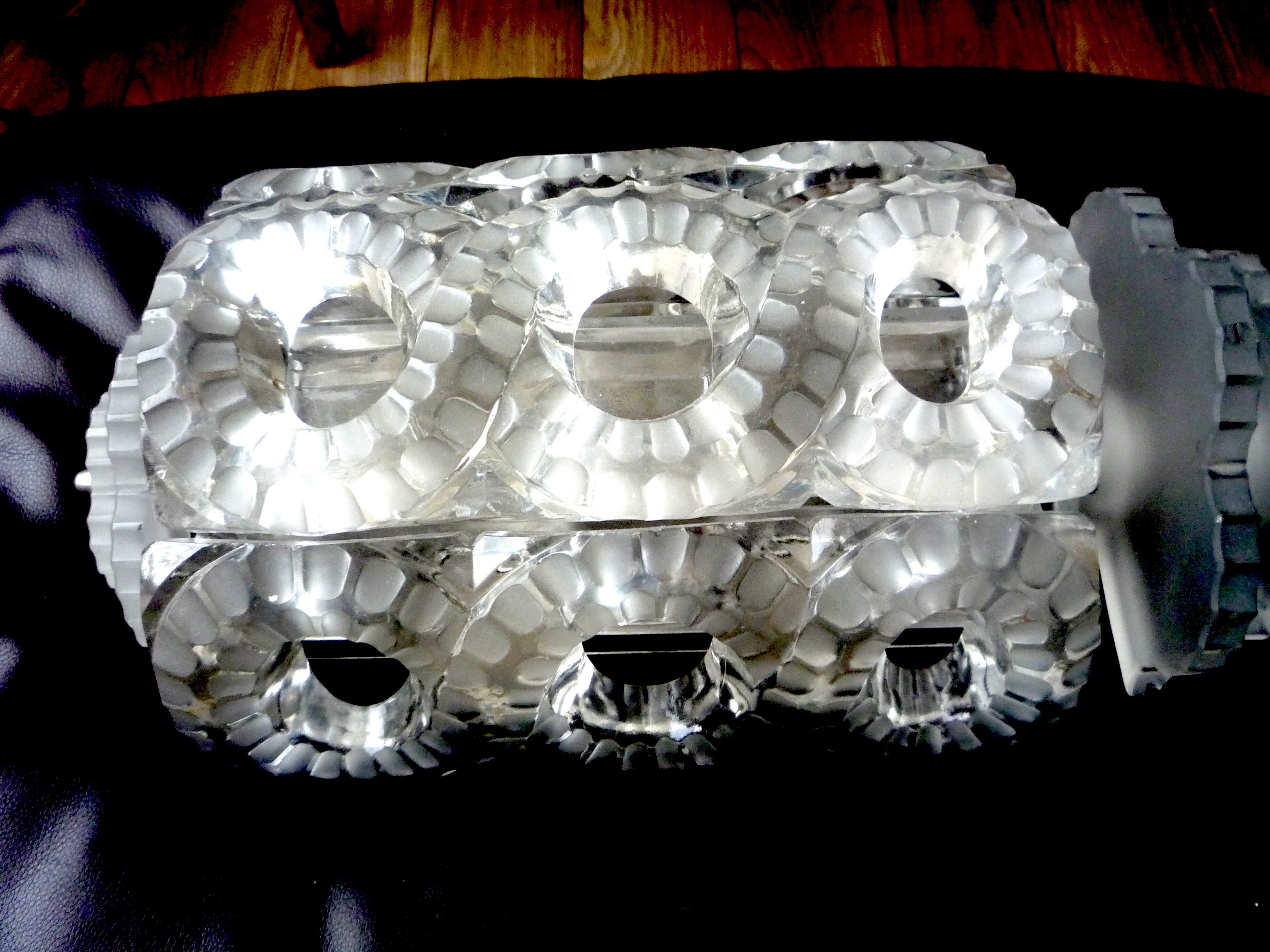 Lalique France rare wall light sevilla