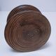 Three Scandinavian wooden candle holders, vintage design