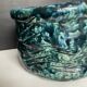 Vintage cache pot in glazed ceramic