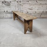Pickled farm bench