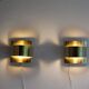Pair of brass wall lights by Peter Celsing 1970
