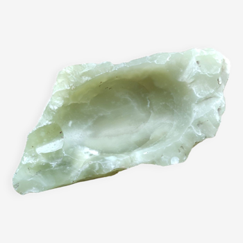 Cendrier brut en pierre naturelle de jade