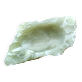 Raw natural jade stone ashtray
