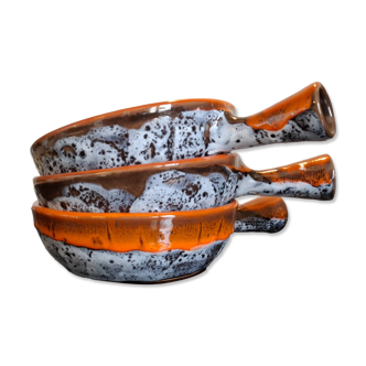 3 Vallauris bowls