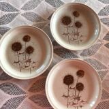 Set of dessert plates in Sarreguemines sandstone