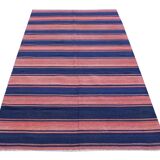 Turkish kilim rug,264x143 cm,n-247.