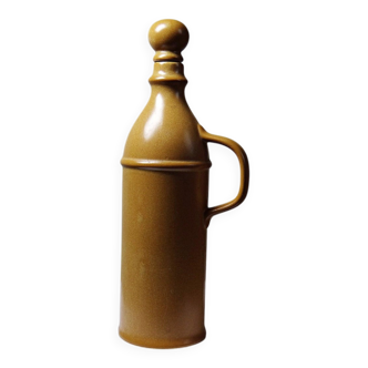 Ceramic bottle / jug / carafe in vintage stoneware style from the 60s-70s.