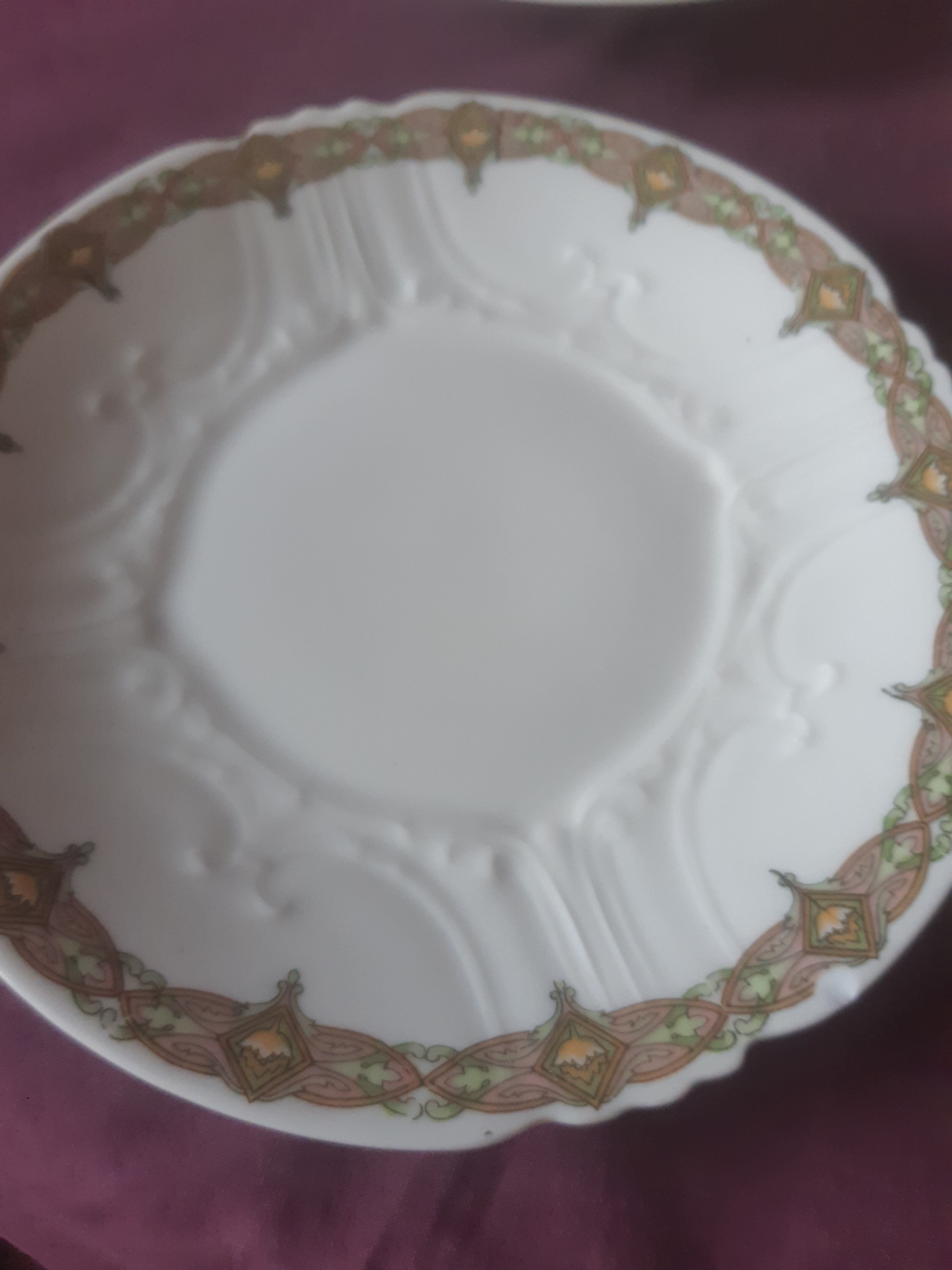 3 Limoges porcelain cups