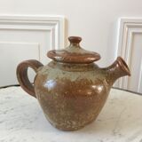 Vintage sandstone teapot 70s