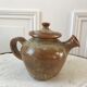 Vintage sandstone teapot 70s
