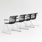 Penelope chairs attributed to Charles Pollock, 1980s