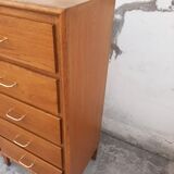 Vintage chiffonnier year 50 in light oak