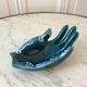 Empty pocket ceramic ring fat lava signed vallauris 70s