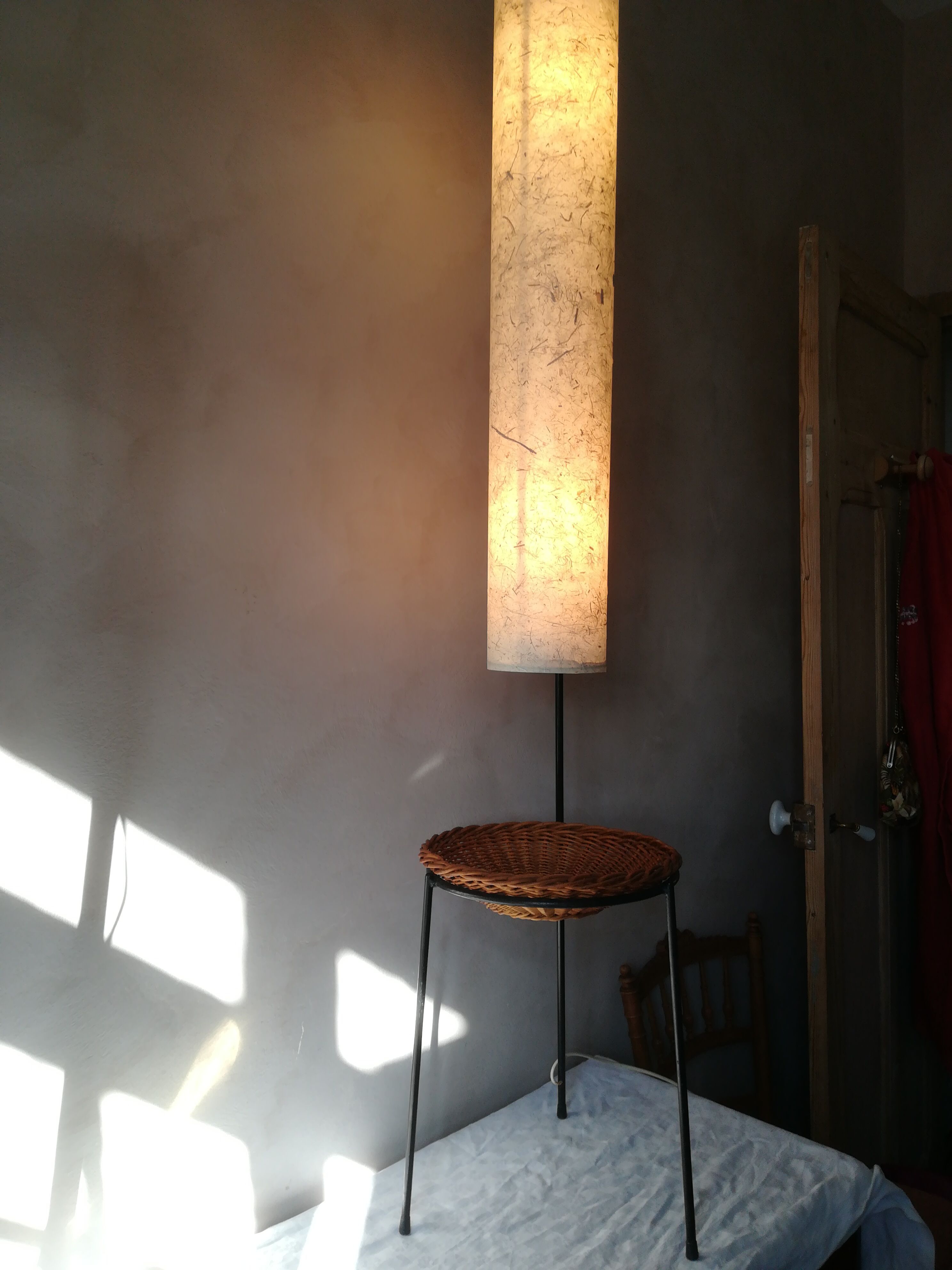 1950s tube floor lamp