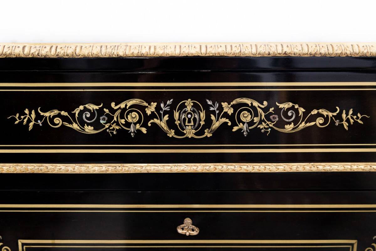 Napoleon style secretary, France, around 1870.