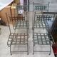 Suite de 4 chaises patine verte