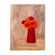 Huile sur toile bouquet orange