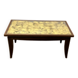 Gold leaf coffee table
