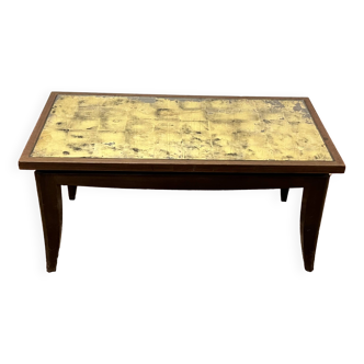 Table basse feuille d’or