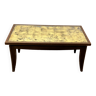 Table basse feuille d’or