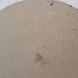 Handmade sandstone soliflore picflower vase 70s