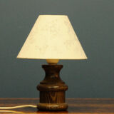 Sygnowana Drewniana Lampa AFAS