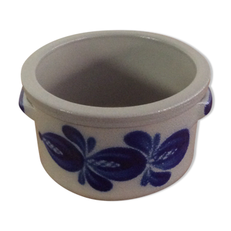 Pot poterie bleue