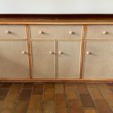 Rattan buffet