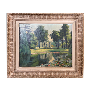 Tableau peinture ancienne G.Landrieux