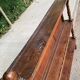 19th-century vintage oak bookshelf.