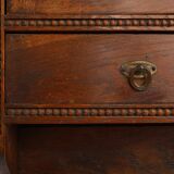 Art Deco Wooden Shaving Cabinet with Mirror, France 1930s