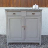 Grey parisian buffet, tile tray "pool"