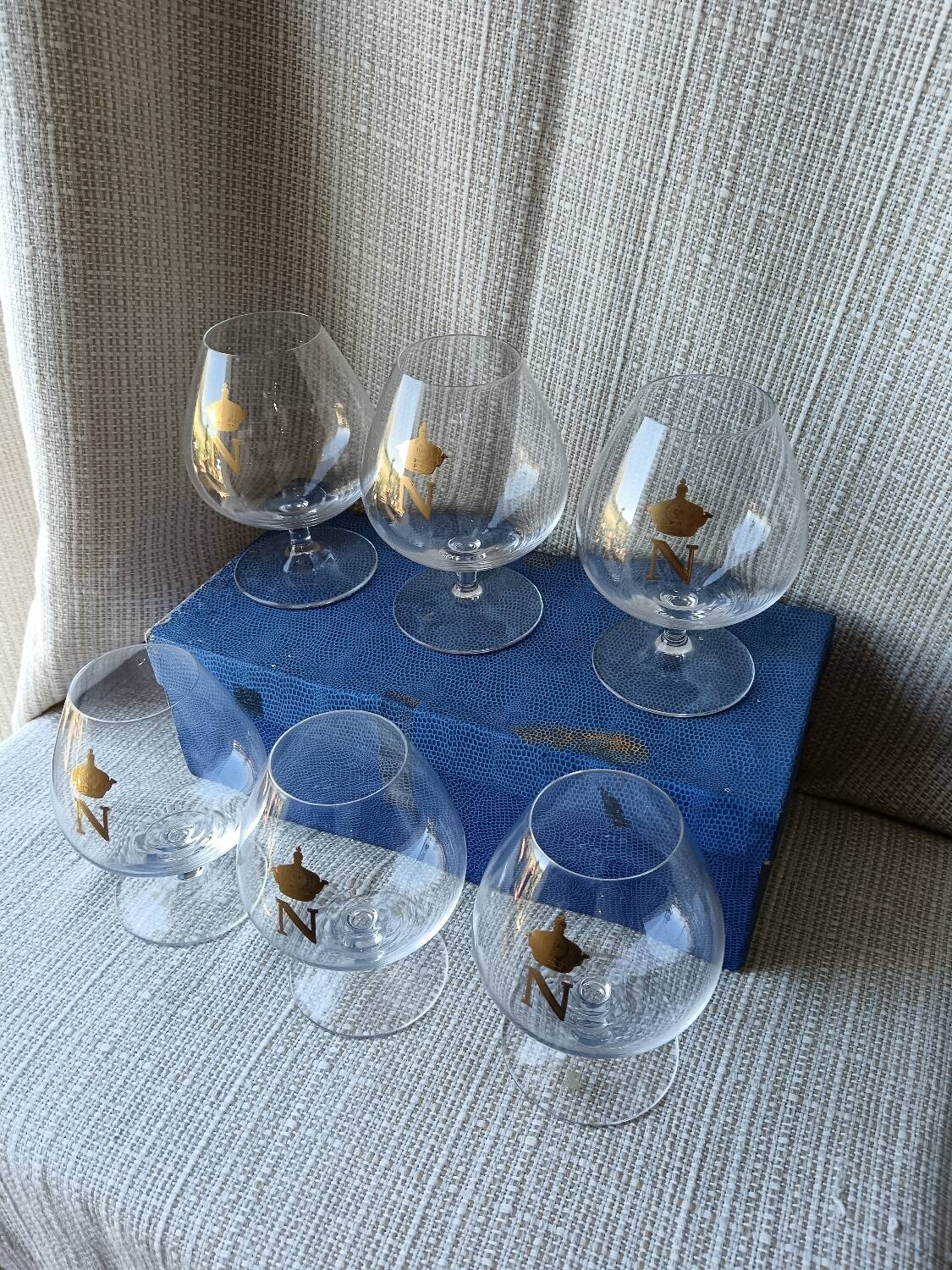 6 verres à Cognac Napoléon.Grand model.