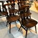 6 chaises Ercol, années 60