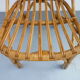 4 rattan chairs 50-60's