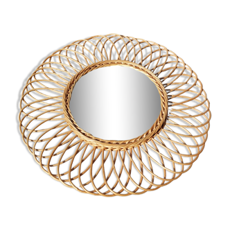 Wicker mirror 49 x 49 cm
