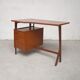 Scandinavian desk "Boomerang" feet compass 60s