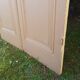 2 pairs of large antique Haussmann-style wardrobe doors from the 19th century.